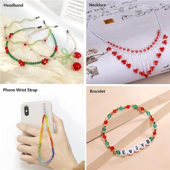 BRAND NEW 1800pcs 4mm Bicone Crystal Beads - Picture 5 of 8